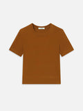 FRAME The Boxy Tee in Bronze