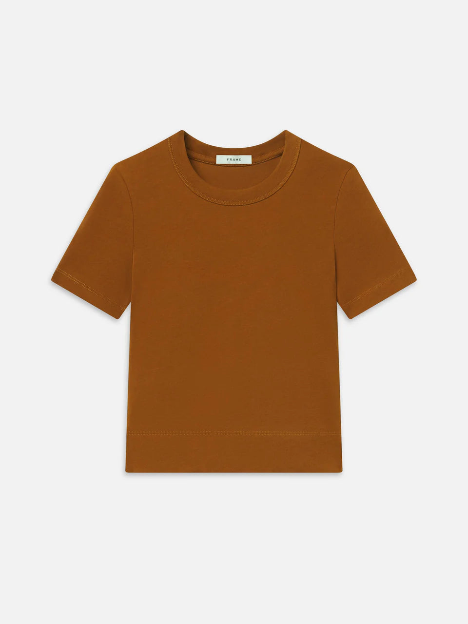 FRAME The Boxy Tee in Bronze