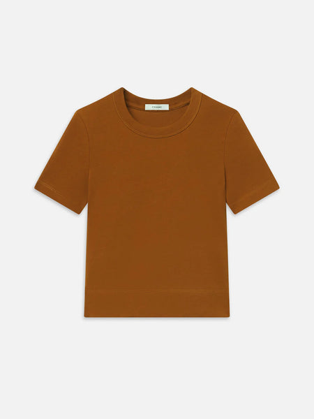 FRAME The Boxy Tee in Bronze
