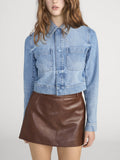 FRAME The Small Denim Jacket in Dawn
