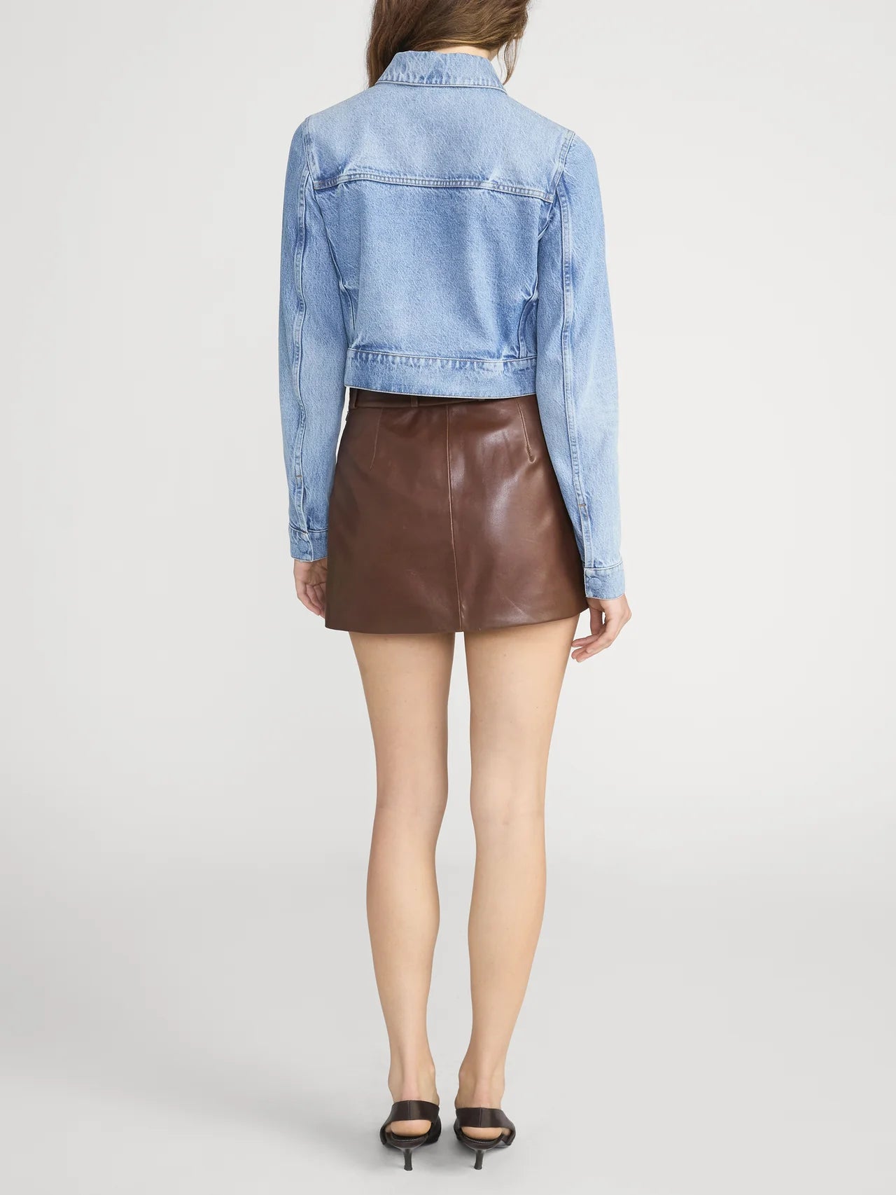 FRAME The Small Denim Jacket in Dawn