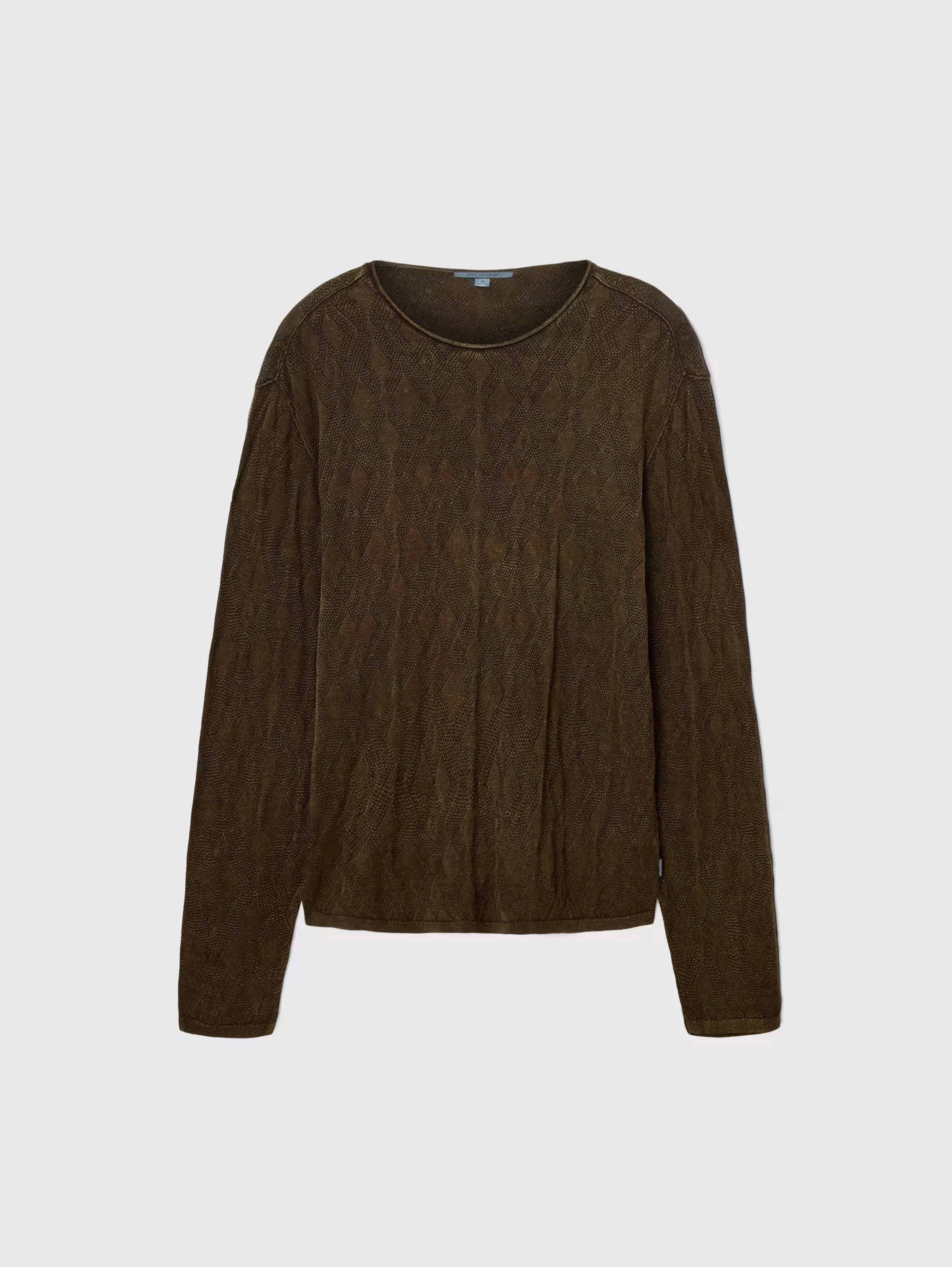 John Varvatos Brycen Crew - Teakwood