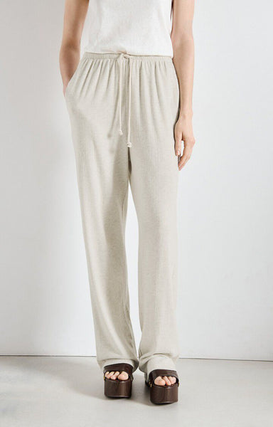 Amertican Vintage YPAWOOD Wide Joggers in Heather Grey