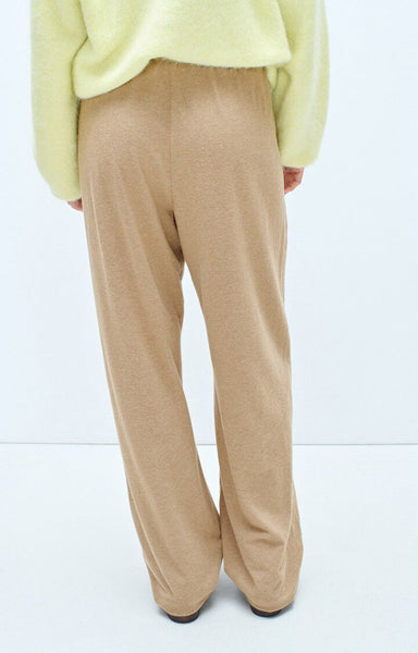 Amertican Vintage YPAWOOD Wide Joggers in Melange Macchiato