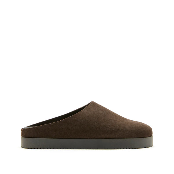 Sister Soeur Ada Mule in Dark Brown Suede