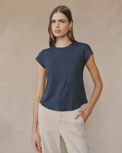 Bella Dahl Baby Crew Tee  - Endless Sea