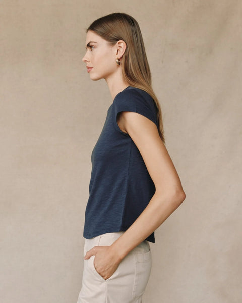 Bella Dahl Baby Crew Tee  - Endless Sea