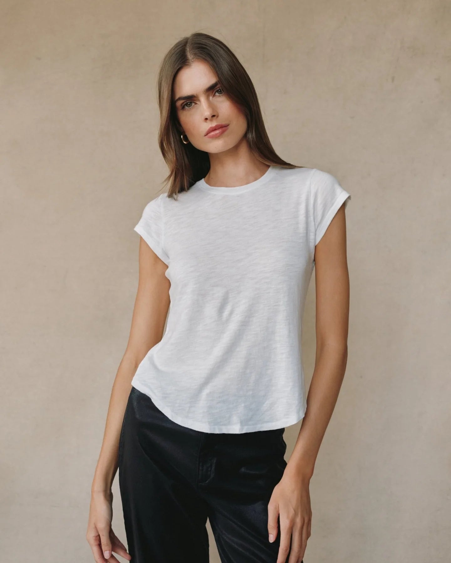 Bella Dahl Baby Crew Tee in White