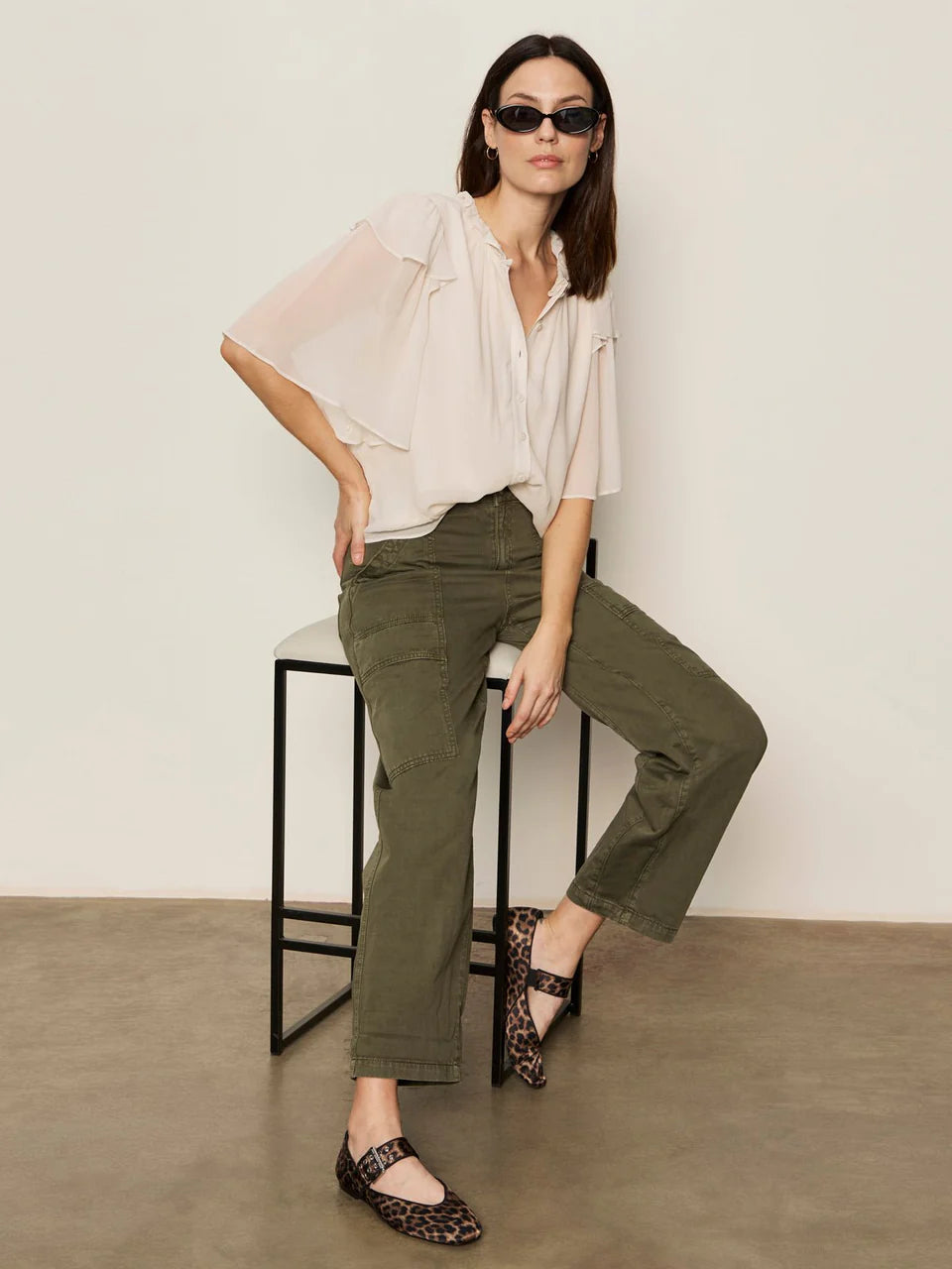 Sanctuary Boyfriend Utility Pant in Kalamata