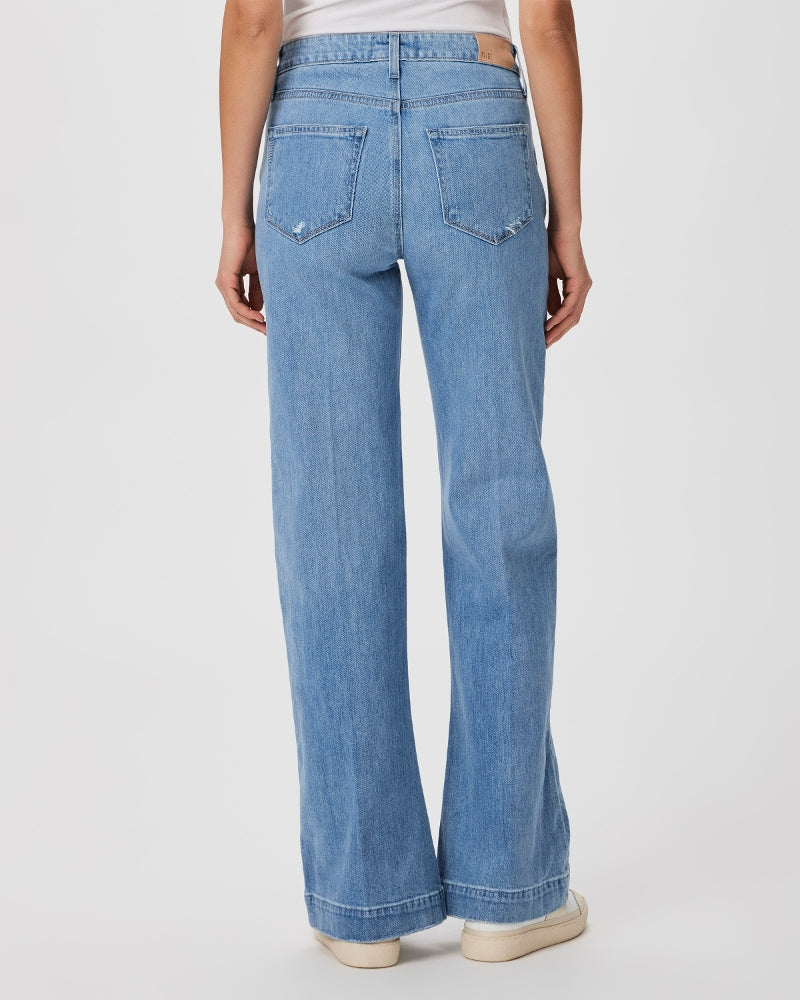 Paige Leenah 32" Hi Waist Sleek Wide Leg in Nightingale