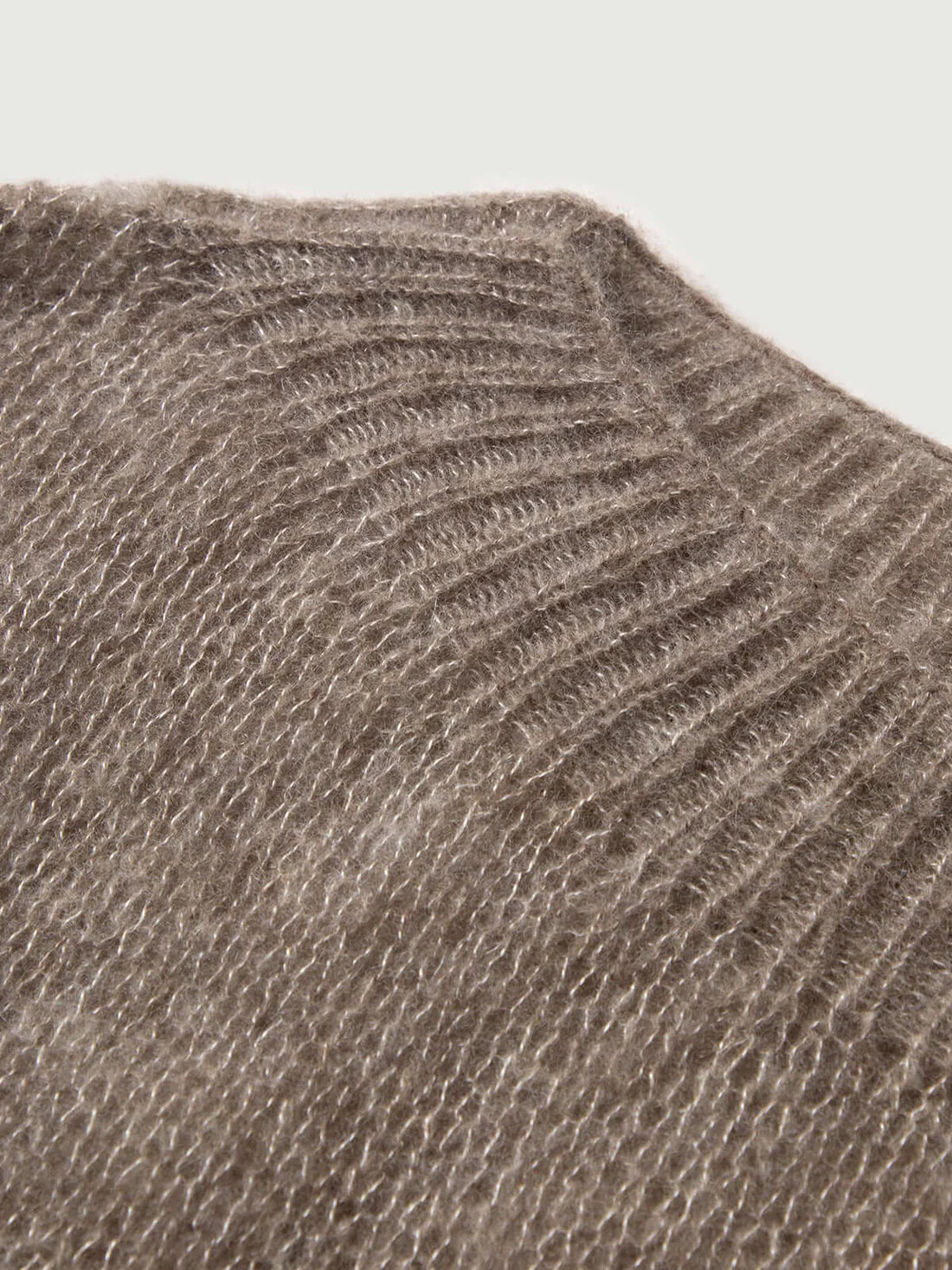 Meilleur Moment Round Neck Sweater in Raw Velvet Brown