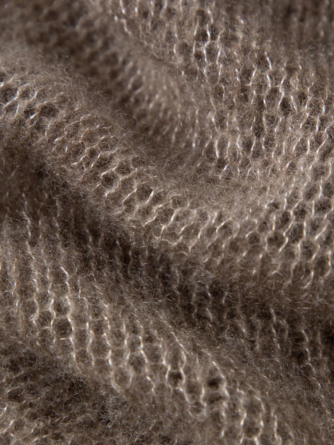 Meilleur Moment Round Neck Sweater in Raw Velvet Brown