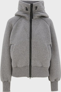 Canada Goose Women's Chilliwack Bomber Kind Fleece Black Label - Willow Grey