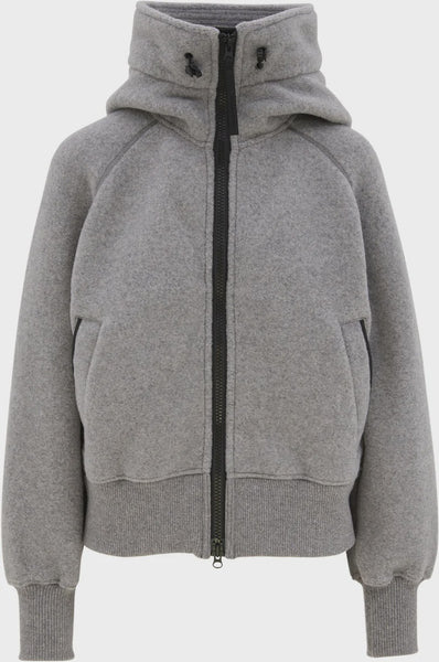 Canada Goose Women's Chilliwack Bomber Kind Fleece Black Label - Willow Grey