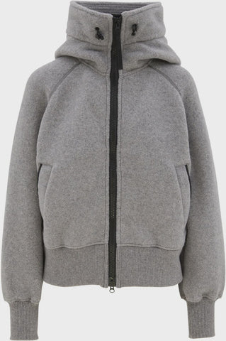 Canada Goose Women's Chilliwack Bomber Kind Fleece Black Label - Willow Grey