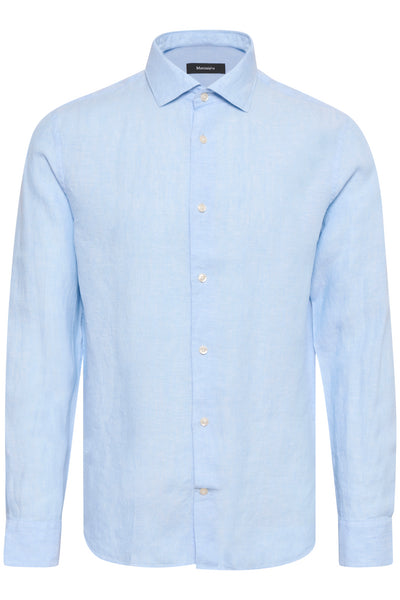 Matinique MA Marc Linen Shirt - Chambray Blue