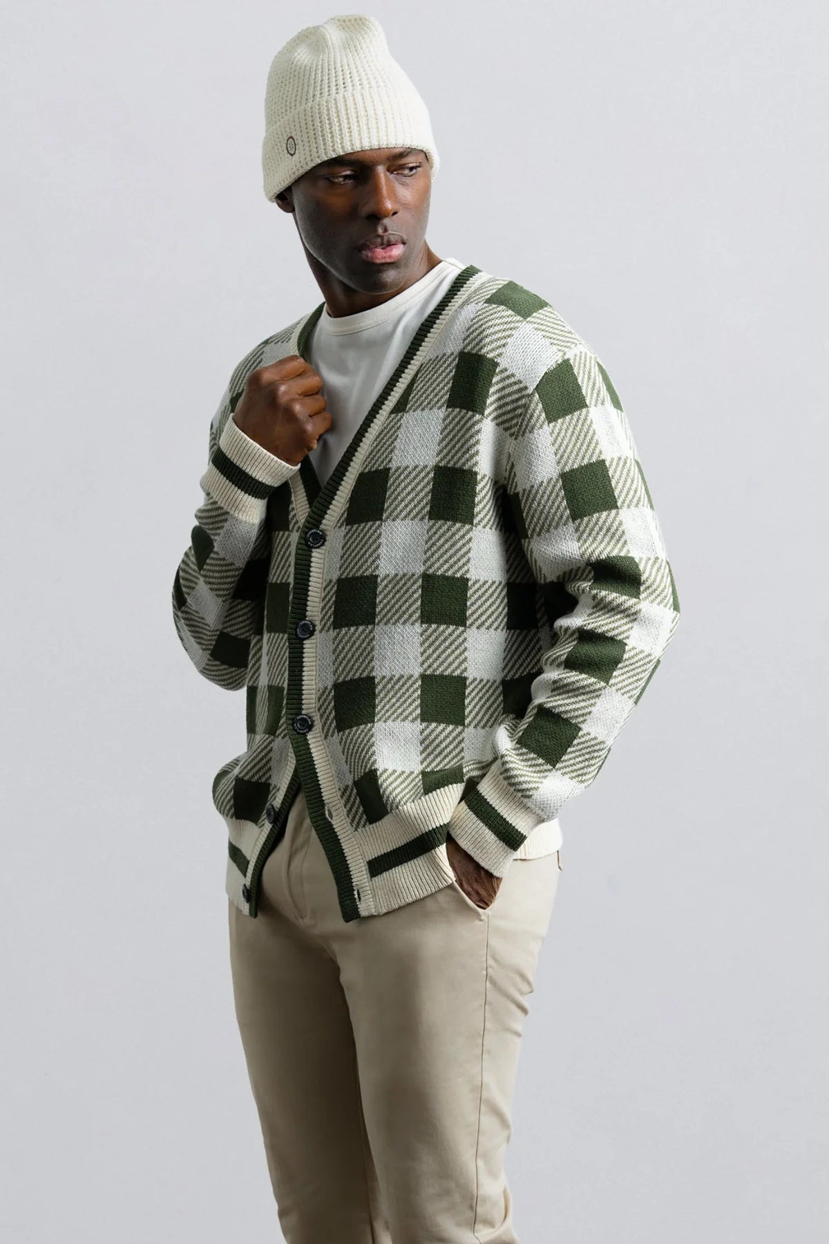 Champlain Estate Cardigan in Green