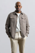 Champlain Lodge Overshirt in Cream