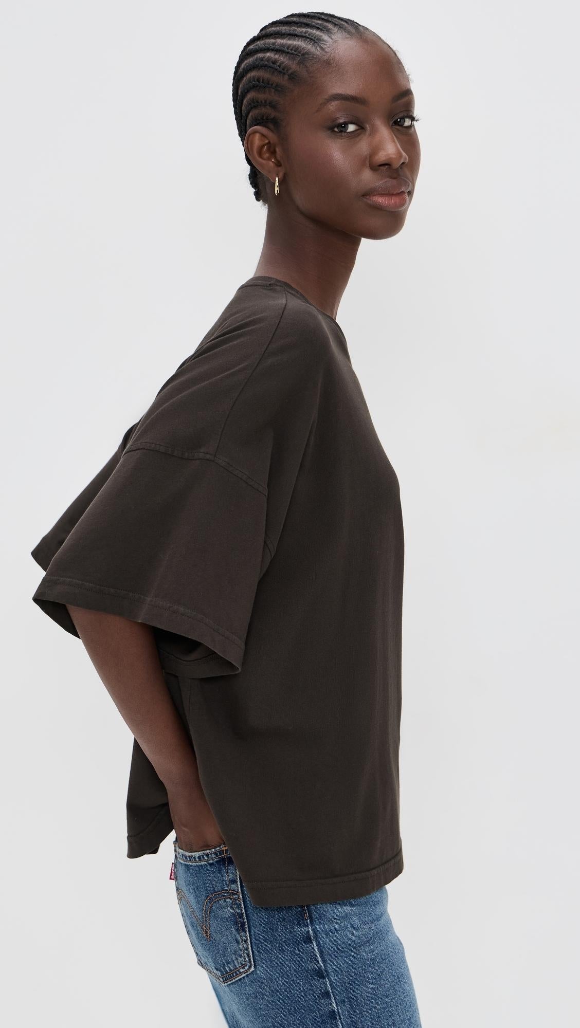 Citizens of Humanity Cape Tee in Chocolate
