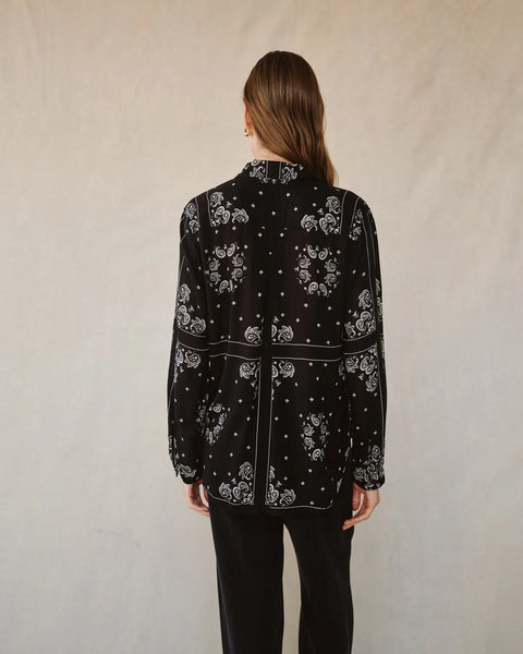 Bella Dahl Classic Button Down in Bandana Print
