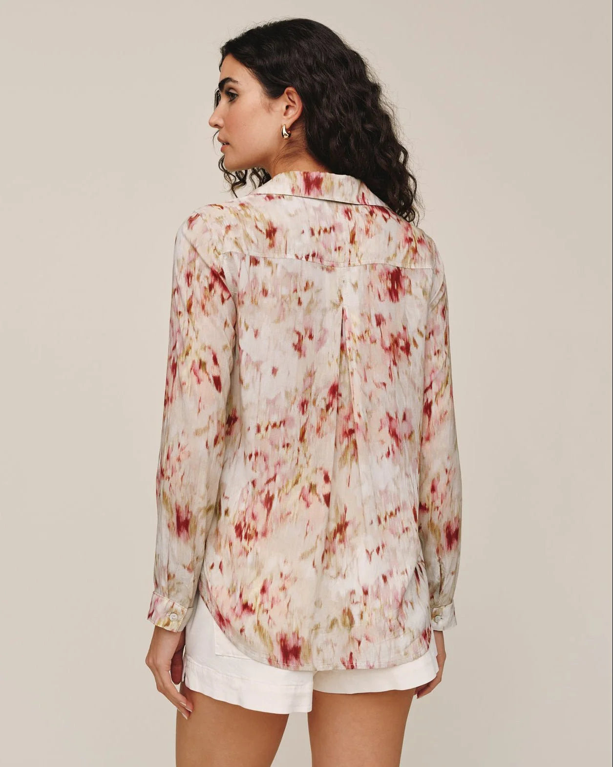 Bella Dahl Classic Button Down in Paradise Bloom Print