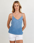 Bella Dahl Clean Cami in Indigo Harbor Wash