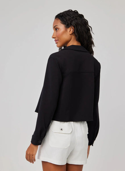 Bella Dahl Coco Cropped Jacket in Black