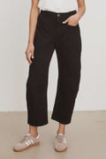 Velvet Brylie Sanded Twill Pant Vintage Black
