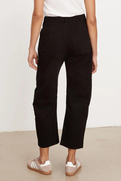Velvet Brylie Sanded Twill Pant Vintage Black