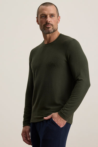 Velvet Men’s Becker02 Cozy Jersey L/S Top - Dillweed