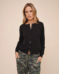 Bella Dahl Crew Neck Cardigan in Vintage Black