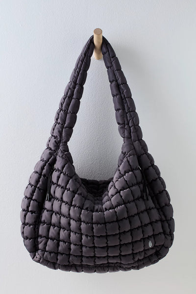 Free People Movement Quilted Carryall Bag in Black