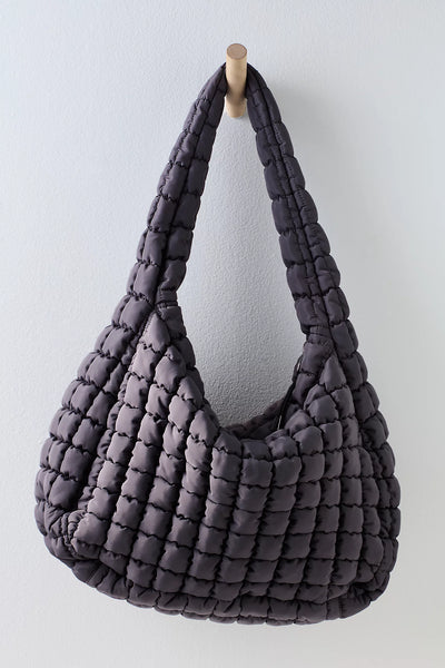 Free People Movement Quilted Carryall Bag in Black