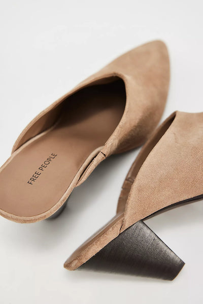 Free People Stellar Mule in faded Saddle Suede