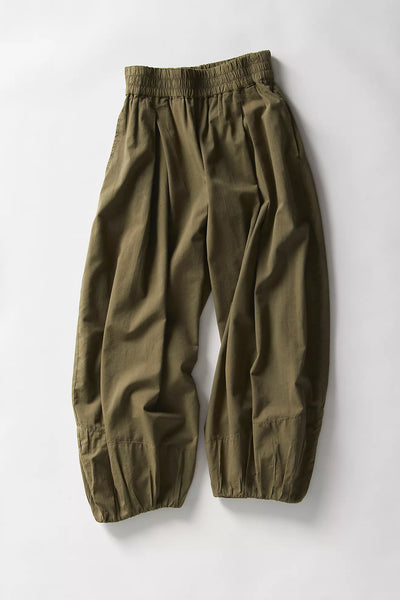 Free People Moonflower Solid Balloon Pant in Sage