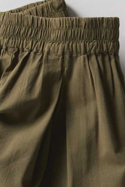 Free People Moonflower Solid Balloon Pant in Sage