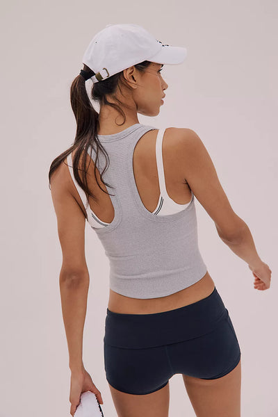 Free People Movement Free Throw New Heights Cami in Heather Grey