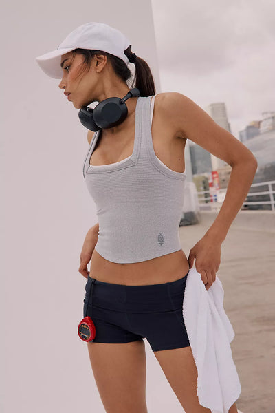 Free People Movement Free Throw New Heights Cami in Heather Grey