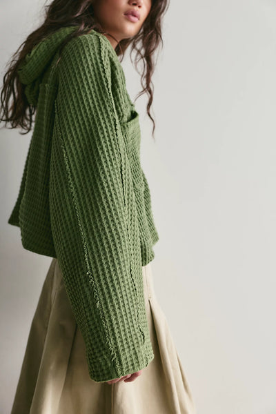 Free People Lolli Swing Cardi in Poisonous