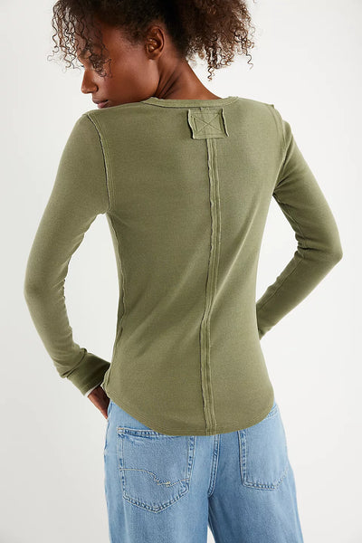 Free People Jamie Henley in Olive