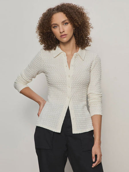 Sanctuary Dreamer Button Up Shirt in Chalk