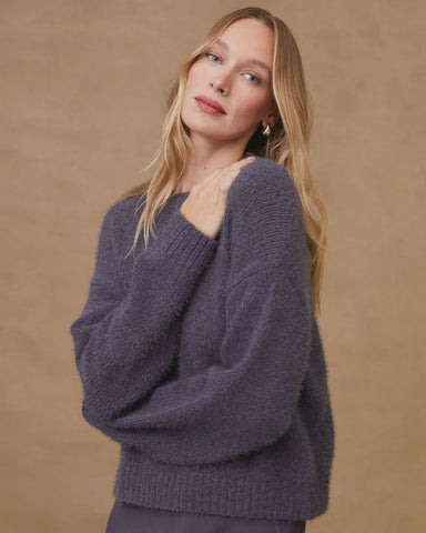 Bella Dahl Drop Shoulder Sweater - Galaxy Smoke