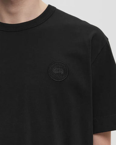 Canada Goose Men's Gladstone T-Shirt Embroidered Disc - Black