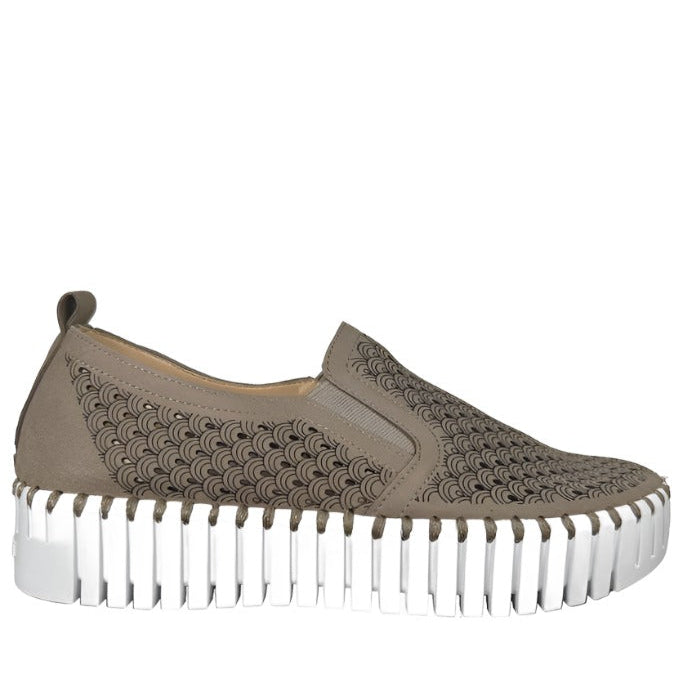 Ilse Jacobsen Tulip Platform Elastic Slip On in Falcon