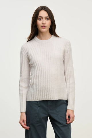 Velvet Imana Cozy Knit Sweater in Snow