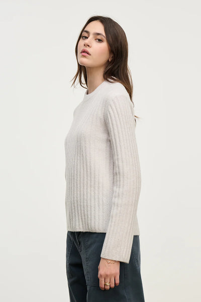 Velvet Imana Cozy Knit Sweater in Snow