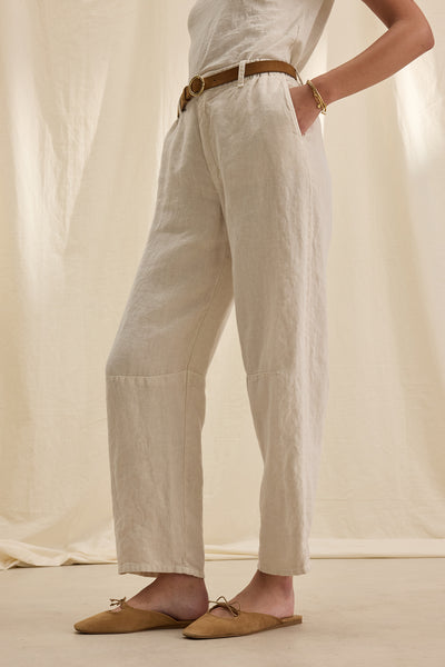 Velvet Taylor07 Heavy Linen Pant in Bisque