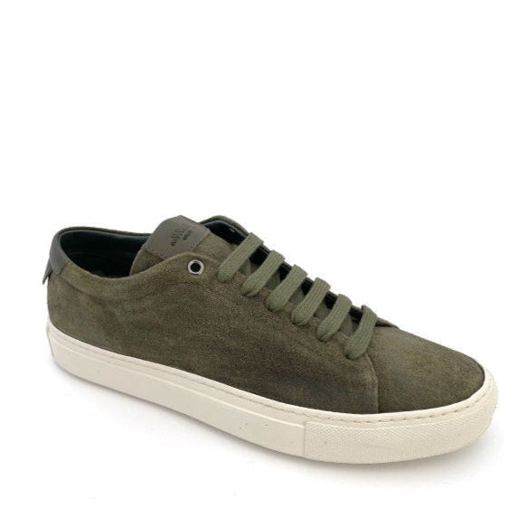 Good Man Brand EDGE LO TOP OILED SUEDE Sneaker - Olive
