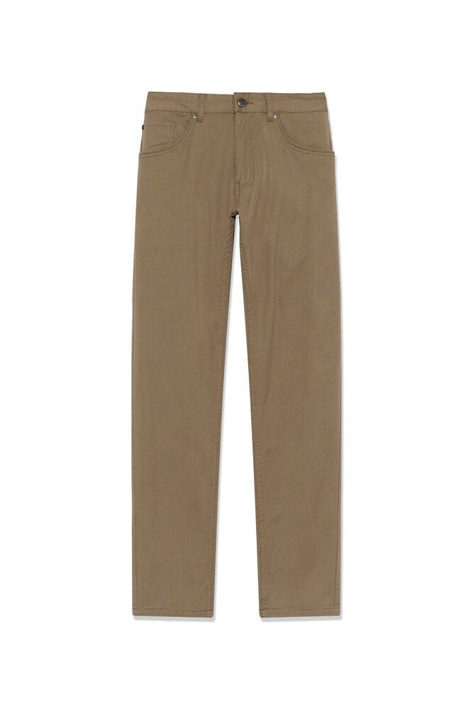 Matinique MAPete Stretch 5 Pocket Textured Jean - Plaza Taupe