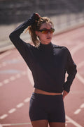 Free People Movement Love To Move LS Top in Black